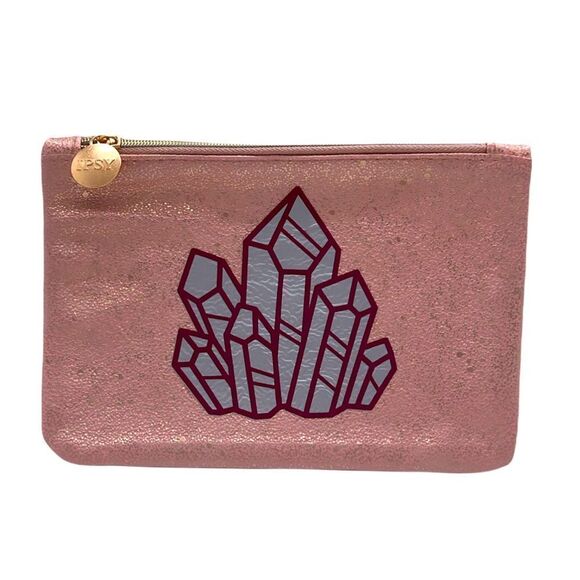 NWT Wool + Pepper Co. x Ipsy CRYSTALS Custom cosmetic bag - Picture 1 of 3